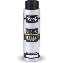 Leaf Shop Multi Surface Metalik Boya 500 ml - 6502 Gümüş