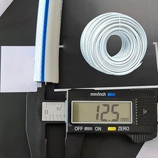 Leaf Shop Metre Bahçe Hortumu 3 Katlı Sağlam Çeşme Su Sulama Hortum Araç Araba Yıkama 12.5 mm 1/2"