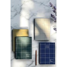 Leaf Shop Tanıtım 4 Aylık Spiralli Tarihsiz Ders Çalışma Planlayıcısı, A5 Boyutu (Sarı)