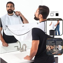 Leaf Shop Önlüğü Sakal Önlüğü - Erkekler Tıraş ve Düzeltme Için Sakal Saç Toplayıcı, Yapışmaz Sakal Pelerini Bakım Bezi, Su Geçirmez, 2 Vantuzlu, Erkek/baba/koca Için Sevgililer Günü Hediyeleri