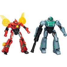 Leaf Shop Earthspark Cyber-Combiner Terran Twitch ve Robby Malto Robot Aksiyon Figürleri, 6 Yaş ve Üzeri Erkek ve Kız Çocukları Için Etkileşimli Oyuncaklar