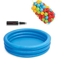 Leaf Shop cm Kristal Havuz + 100 Adet 6cm Top + Pompa