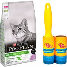 Pro Plan Tavuklu ve Hindili 1,5 kg Kısırlaştırılmış Kediler İçin Mama + Polo Tüy Toplama Rulosu