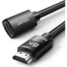 Leaf Shop 8k HDMI 2.1 Uzatma Kablosu Dişi Erkek HDMI Uzatma UHD Arc Desteği Ps5, Xbox One Vb.(1m)
