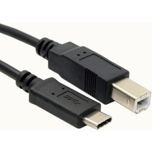 Leaf Shop Tkz 4969 Type C To USB Yeni Nesil Printer Yazıcı Tarayıcı Ara Bağlantı Kablosu 1.5metre
