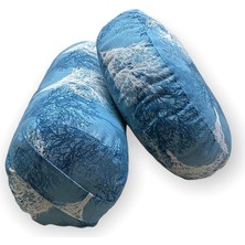 Leaf Shop Kumaş Bolster Minderi & Meditasyon Minderi 2'li Set Yoga Bolster ve Meditasyon Minderi