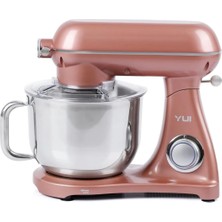 Leaf Shop M122 1800 W 6 Litre Alüminyum Döküm Hamur Makinesi Stand Mikser Rose Gold