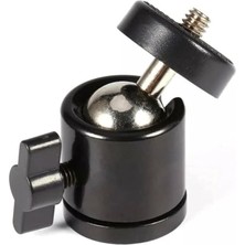 Leaf Shop Tripod 90° Yönlendirme Aparatı 360 Derece Dönebilen Başlık Tüm Tripodlara Uyumlu Metal Mafsal Aparatı