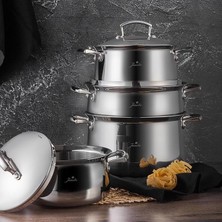 Leaf Shop Flame 4 Parça Tencere Seti