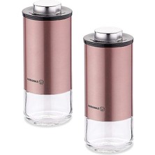 Leaf Shop Stora Plus Rosegold Tuzluk Biberlik Seti