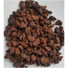 Leaf Shop Tarım Pomza Taşı Kırmızı Pomza Lav Taşı Volkanik Tüf Dekoratif Ponza Taşı 10 Litre 3-8 mm