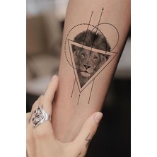 Leaf Shop Aslan Dövmesi Unisex Tattoo