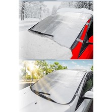 Leaf Shop Oto Branda Araba Ön Cam Güneşlik Kar Buz Önleyici Araç Oto Güneş Koruyucu Araba Perdesi Brandası Çadırı Örtüsü