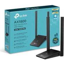 Leaf Shop Archer TX20U Plus, AX1800 Mbps Çift Antenli Yüksek Kazanımlı Kablosuz USB Adaptör, 1 Metre USB 3.0 Kablosu, Beamforming, Mu-Mımo, Düşük Gecikmeli Oyun Deneyimi, Wpa3, Kolay Kurulum