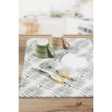 Leaf Shop Bulaşık Kurutma Matı 42X50 cm Pedi Kurulama Bezi Örtüsü MF-075