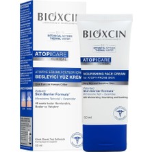 Leaf Shop Atopicare Besleyici Krem 50 ml – Atopiye Eğilimli Kuru Ciltler Için, Seramid Kompleksli, Prebiyotik, Pantenol ve Skualen Içerikli Nemlendirici