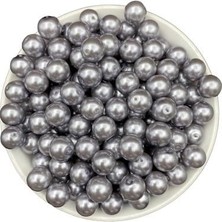 Leaf Shop Marifetlerim - Gümüş Delikli Inci Boncuk 10 Gram 8 mm