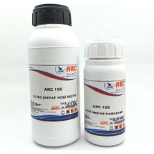 Leaf Shop ARC105 Epoksi Reçine Ultra Şeffaf Hobi Epoksi Seti 0,75 kg Set
