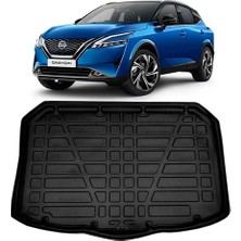 Black Gold Nissan Qashqai E-Power 3D Alt Kademe Bagaj Havuzu 2022+ Tam Uyumlu Bagaj Koruyucu