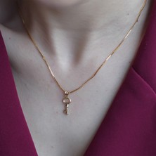İzgi Golden Key Kolye