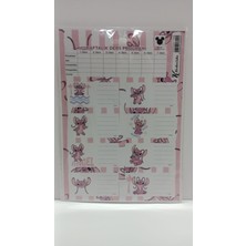 Lilo & Stitch Ders Programlı 3'lü Okul Etiketi 24 Adet 220130-14