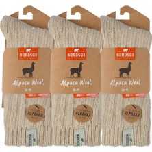 NordSox Kadın Alpaka Yün Çorap 3’lü Paket