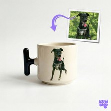 Kumcho Kişiye Özel Evcil Hayvan Çizimli Seramik Kupa - Fotoğraftan Özel Tasarım