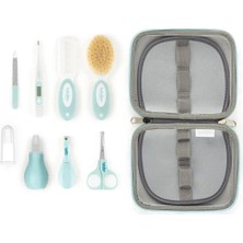 Babyjem Çantalı Bebek Bakım Seti 9 Parça Mavi