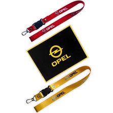 Tusba Market Opel Torpido Üstü Kaydırmaz Ped / Oto Ayna Askısı & Anahtarlıklı Ayna Ipi 2'li