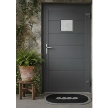 Mtg Jüt Tasarım 4 Halkalı Oval Paspas Jüt Halattan El Emeği Kapı Önü Lavabo Önü Banyo Paspası