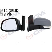 GVA Dış Dikiz Aynası Sol Ford Focus 12> Elektrikli Isıtmalı Astarlı Sinyalli Sensörlü Alt Aydınlatmalı K Atlanır