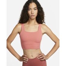 Nike Dri-Fit Alate Ellipse Medium-Support Padded Training Kahverengi  Kadın Bra DO6619-655