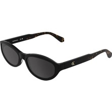 Calvin Klein Jeans Ckj 25618S 001 56 Kadın Cat Eye Siyah Kemik Güneş Gözlüğü