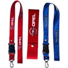 Tusba Market Opel Kırmızı Tampon Dili & Çeki Ipi // Kırmızı / Mavi Oto Ayna Askısı & Anahtarlıklı Ayna Ipi