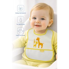 Babyjem Poli Muşamba Mama Önlüğü Küçük Sarı