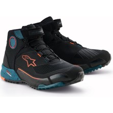 Alpinestars CR-X DryStar Korumalı Motosiklet Botu Siyah  Mavi  Oranj