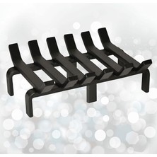 Leaf Shop Group 36 cm x 32 cm 6 Çubuklu Ekstra Şömine Izgarası Dar Gözlü Izgara