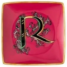 Versace Holiday Alphabet 12 cm Kare Tabak R Harfi   11940-403698-15253