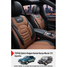 Gm Design Titanyum Serisi Lüks Keten Oto Koltuk Kılıfı  (Tofaş Kartal-Şahin-Doğan-Serçe-Tempra Uyumlu)