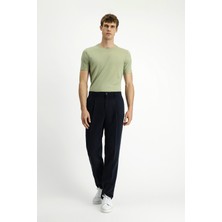 Kiğılı 4 Drop Relaxed Fit Rahat Kesim Pamuklu Pileli Pantolon