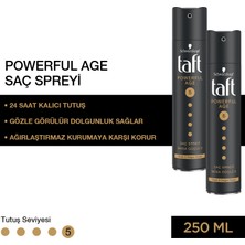 Taft Powerful Age Saç Spreyi 250 ml X 2 İnce Ve Zayıflamış Saçlar İçin Güçlendirici Etki