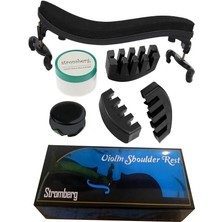 Leaf Shop Keman Yastığı 4/4-3/4 + Reçine + Susturucu Keman Için Uyumlu