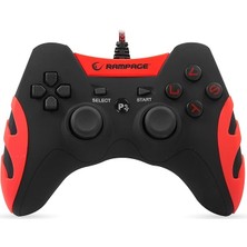 Leaf Shop SG-R218 Ps3/pc x Input Kırmızı USB 1.8m Joypad
