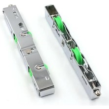 Leaf Shop Çelik Gövde Yeşil Çiftli Derlin & Sürgülü Pencere Tekeri Sürgülü Kapı Teker (Standart, Adet, 2)