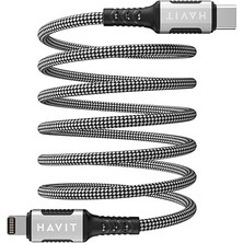 Leaf Shop CB6298 Type-C To Lightning Manyetik Şarj Kablosu PD30W