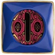 Versace Holiday Alphabet 12 cm Kare Tabak O Harfi 11940-403695-15253
