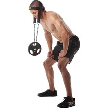 Leaf Shop Baş Boyun Geliştirici Ağırlık Kayışı - Baş Boyun Ense Egzersiz Ağırlık Kemeri Fitness Kayış Kemer
