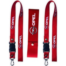 Tusba Market Opel Kırmızı Tampon Dili & Çeki Ipi // Kırmızı / Kırmızı Oto Ayna Askısı & Anahtarlıklı Ayna Ipi