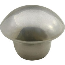 Leaf Shop Mantar Düğme Kulp Çekmece Dolap Kapak Kulpu Kulbu Krom Metal Kulp