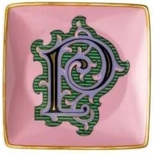 Versace Holiday Alphabet 12 cm Kare Tabak P HARFI 11940-403696-15253